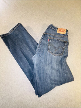 Levi’s 559 Jeans Men 36x34 Blue Relaxed Straight Medium Wash Denim